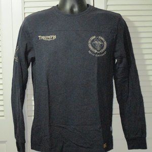 Triumph Motorcycles Black Graphic L/S T-Shirt Small